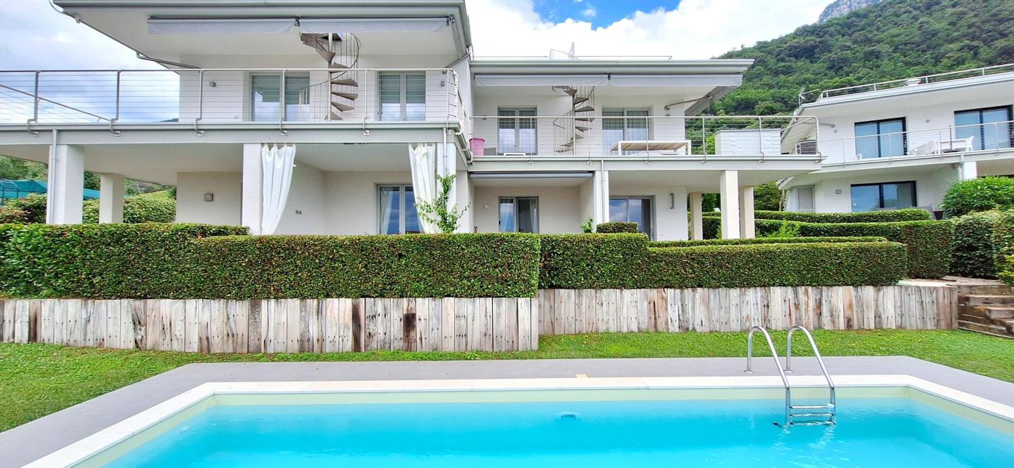 Residence Olivi - Panorama Lake View, Pool, Terrace, Garden, Wifi Toscolano Maderno Εξωτερικό φωτογραφία
